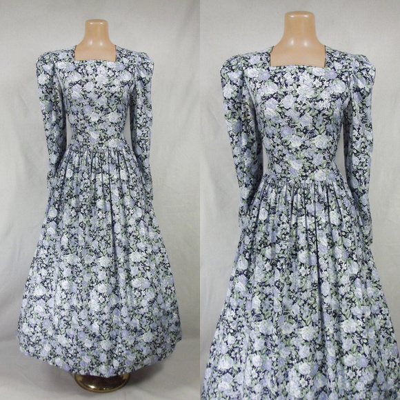 laura ashley fit and flare dress